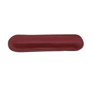 Etui din piele naturala pentru un instrument de scris, rosu, Tolby Valenti, 17 x 4 x 0, 4 cm