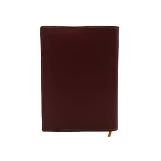 Husa de piele naturala pentru agenda standard, Tolby Valenti, 23 x 17 x 1 cm, visinie - 3