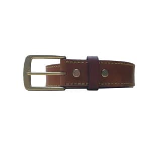 Curea Premium pentru Barbati din Piele Naturala, Maro, Catarama din Alama, realizata manual, Lungime 140 cm, Latime 3.5cm, Grosime 4 mm - 2