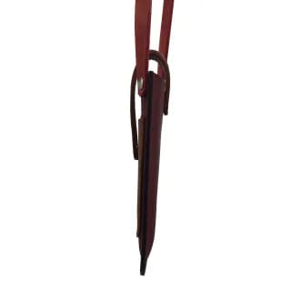 Husa Travel Telefon din Piele Naturala, Bordeaux, Tolby Valenti cu Prindere de Gat, 17 x 11 x 0.5 cm - 5