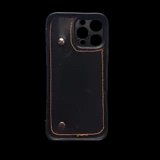 Husa Compatibila Iphone 16 Pro Max Anti Smulgere sau Cadere din Mana, Croco - Bleumarin din Silicon si Piele Naturala - 3
