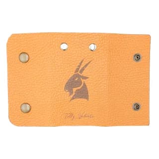 Port Chei din Piele Naturala Zodia Capricorn, 11 x 6, 5 x 3cm - 2