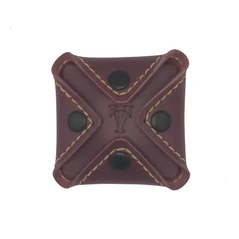 Portofel deosebit din piele naturala pentru bijuterii sau marunt Tolby Valenti 8 x 8 cm