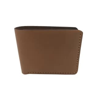 Portofel Tolby Valenti barbatesc, maro din piele naturala 11,5 x 9,5 x 1,2 cm - 3
