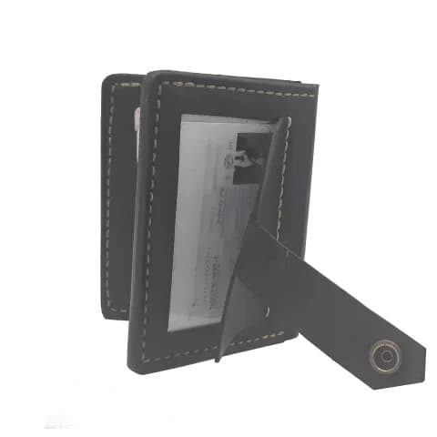 Portofel cu fereastra buletin, Tolby Valenti din piele naturala italiana 19 x 12 x 0,7 cm