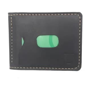 Portofel Tolby Valenti cu Clema de Bani si Fereastra Buletin, din piele naturala italiana, 24 x 9 x 0,5 cm - 5