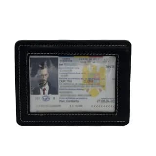 Port Document pentru Buletin si Carduri Tolby Valenti din piele naturala 12 x 9 x 0,5 cm - 3