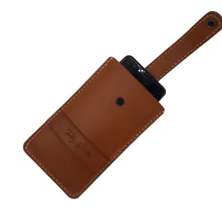 Husa Telefon Universala tip Mobil Slide din piele naturala Tolby Valenti, 17 x 10 x 0,5 cm - 2