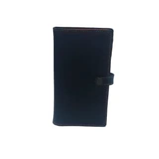 Portofel lung Tolby Valenti, Negru, din Piele Naturala cu Fereastra Buletin si Permis, 10,5 x 18 x 1 cm - 3