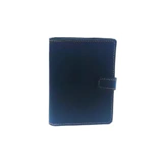 PortPasaport Tolby Valenti, Negru din piele naturala 14 x 11 x 0,8 cm - 4