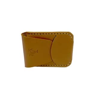 Port Card cu clapeta, Tolby Valenti, din Piele Naturala Maro Cognac, 9,5 x 7 x 0,5 cm - 5