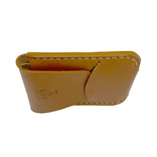 Port Card cu clapeta, Tolby Valenti, din Piele Naturala Maro Cognac, 9,5 x 7 x 0,5 cm - 6