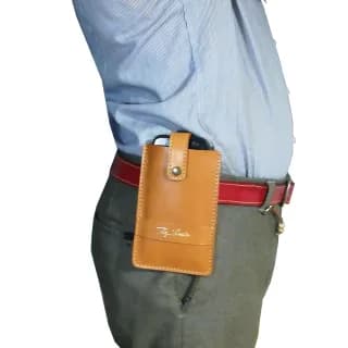 Husa Telefon Universala tip Mobil Slide din piele naturala Tolby Valenti, 17 x 11 x 0, 5 cm - 6
