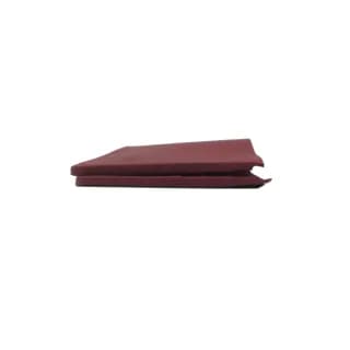 Portofel bifold, Rosu, Tolby Valenti, din piele naturala italiana, 24 x 9, 5 x 1 cm - 4