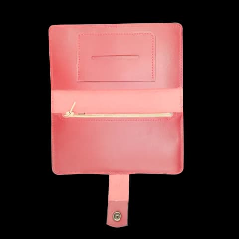 Pouch pentru tutun și foițe din piele naturală – Roșu 17 x 9 x 1,5 cm