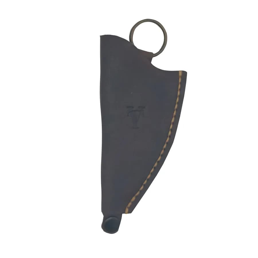 Breloc chei din piele naturala Tolby Valenti 13 x 6,5 cm