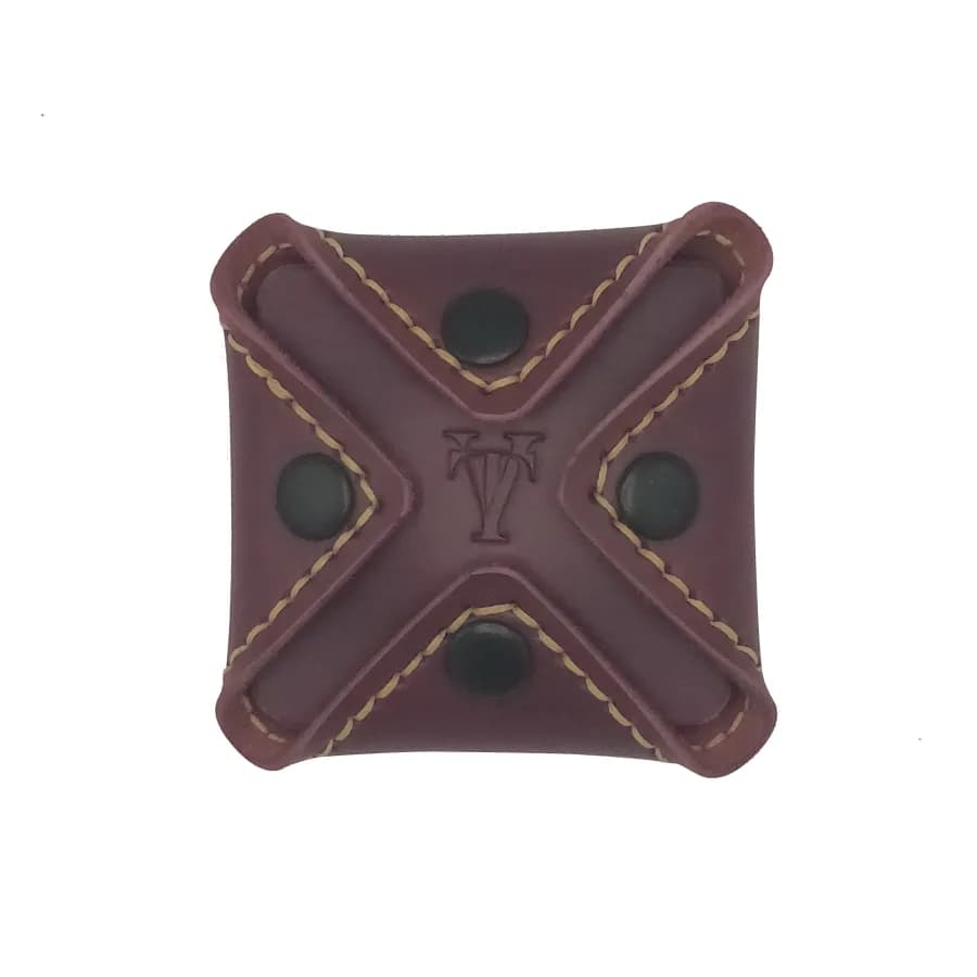 Portofel deosebit din piele naturala pentru bijuterii sau marunt Tolby Valenti 8 x 8 cm