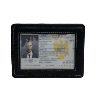 Port Document pentru Buletin si Carduri Tolby Valenti din piele naturala 12 x 9 x 0,5 cm