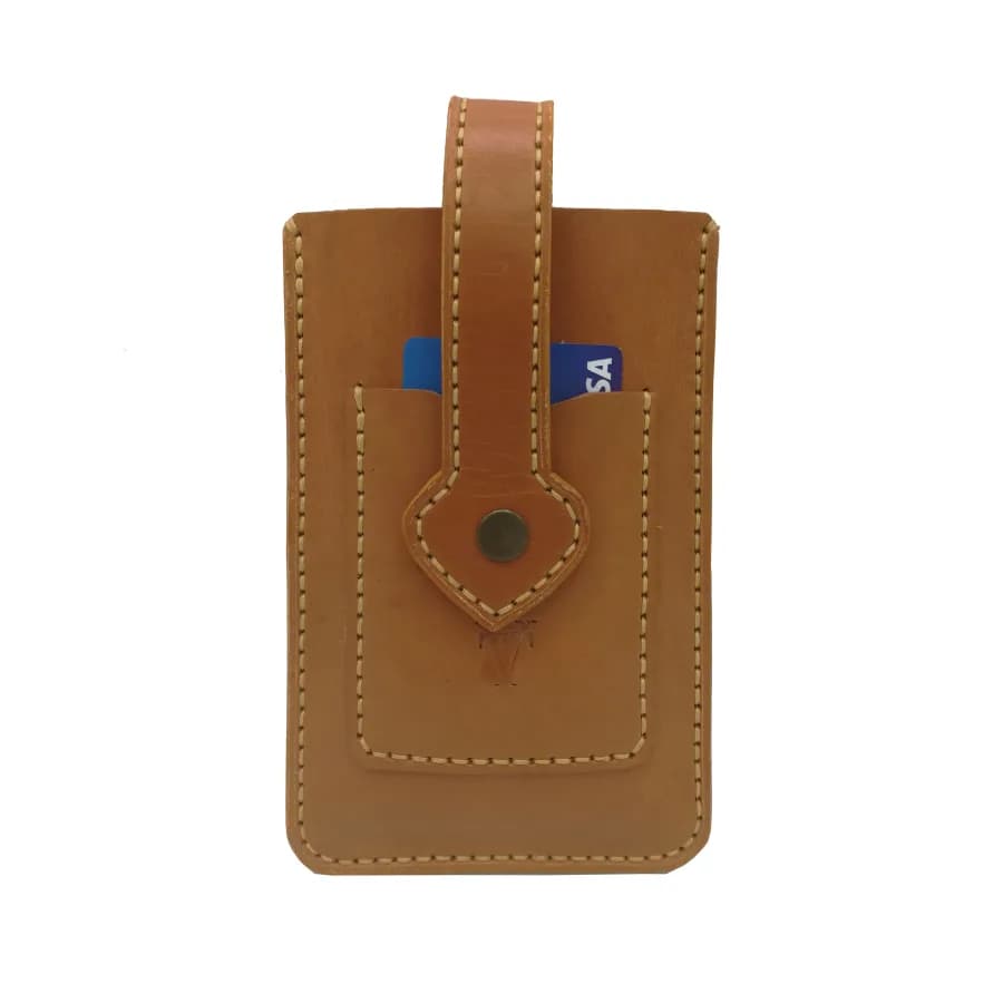Husa Telefon Universala cu prindere la curea tip Mobil Slide din piele naturala Tolby Valenti, 17 x 11 x 0, 5 cm