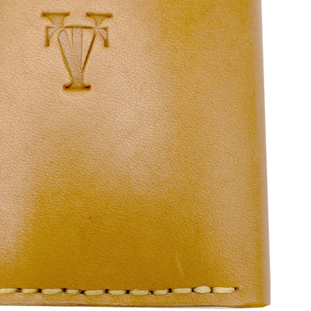 Portofel Trifold Maro Cognac , Tolby Valenti din Piele Naturala 26 x 10 x 2 cm - imagine 11
