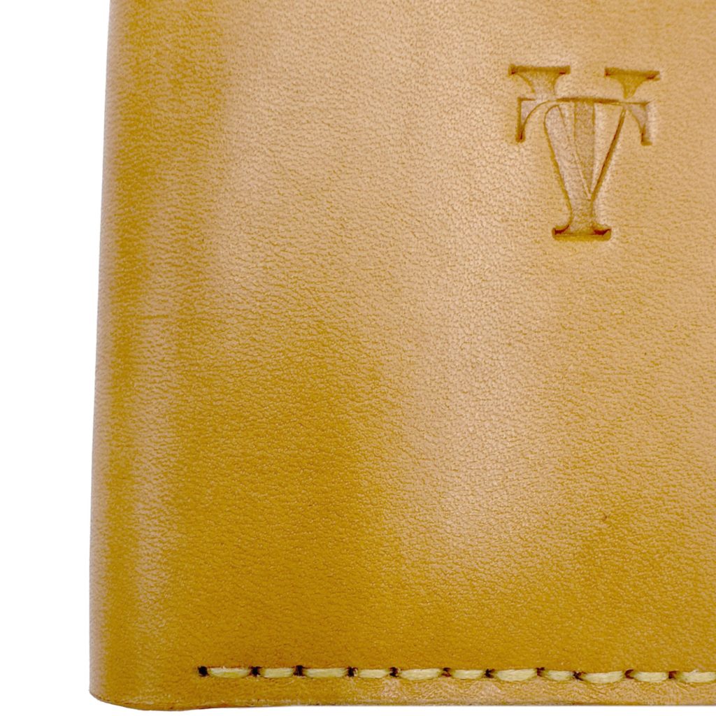 Portofel Trifold Maro Cognac , Tolby Valenti din Piele Naturala 26 x 10 x 2 cm - imagine 10